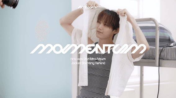 드롭샷매치 포트폴리오 - hrtz.wav (하츠웨이브) 'MOMENTUM' Jacket Shooting Behind