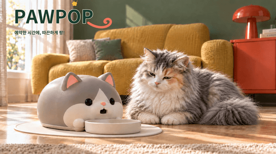 드롭샷매치 포트폴리오 - PAWPOP_놀고먹는님들_고양이편