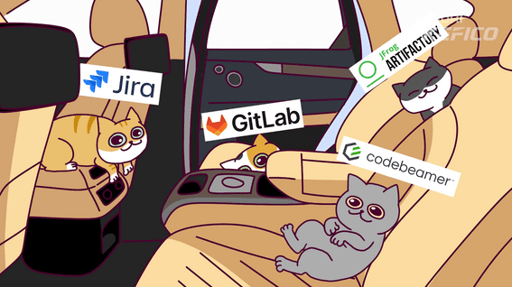 드롭샷매치 포트폴리오 - 부품 제조업 현대케피코 개발 서비스 소개 애니메이션