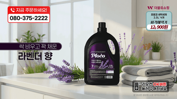 드롭샷매치 포트폴리오 - 리프앤코ㅣ프로코 세제 홈쇼핑 광고