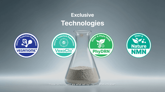 드롭샷매치 포트폴리오 - 화장품 원료 기반의 바이오 소재 기업 전시회 박람회용 디스플레이 홍보영상